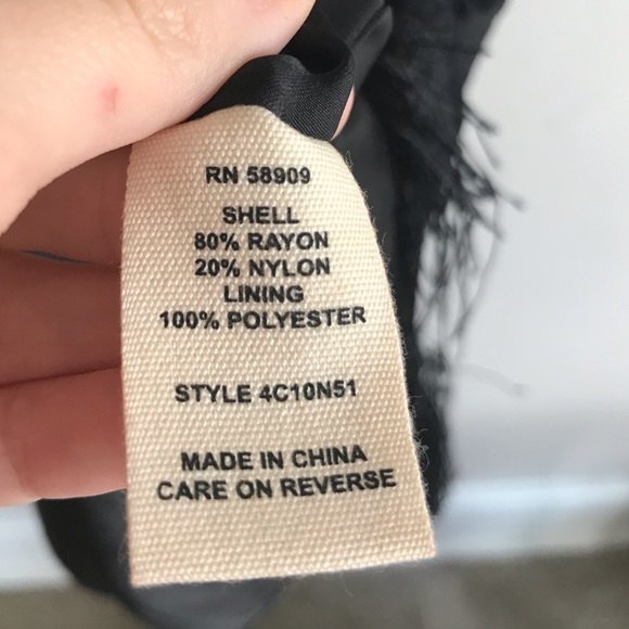 Chelsea and Violet Fringe One Shoulder Dress xs - Picture 6 of 8